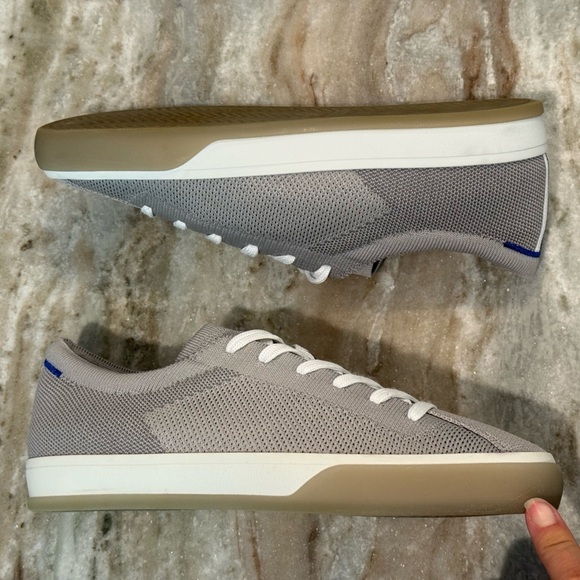 Women’s ROTHY’S The Lace Up Sneakers- Storm. Size 8 - Picture 10 of 12